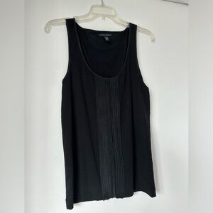 Black Banana Republic tank top with silk decoration